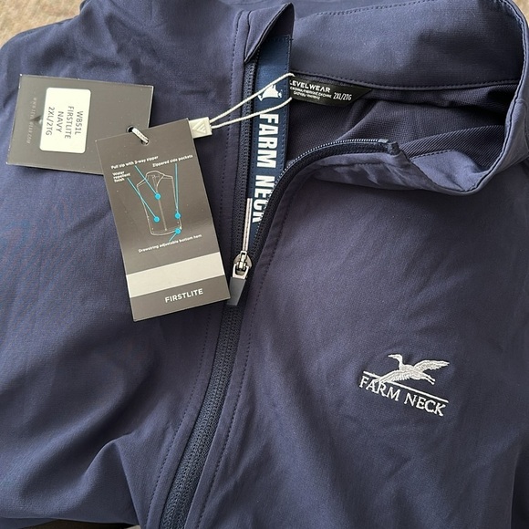 LEVELWEAR Firstlite Vest Farm Neck Navy - Picture 4 of 6